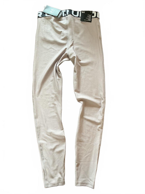 *NEW* Under Armour HeatGear Grey Mid Rise Full Length Leggings Size M