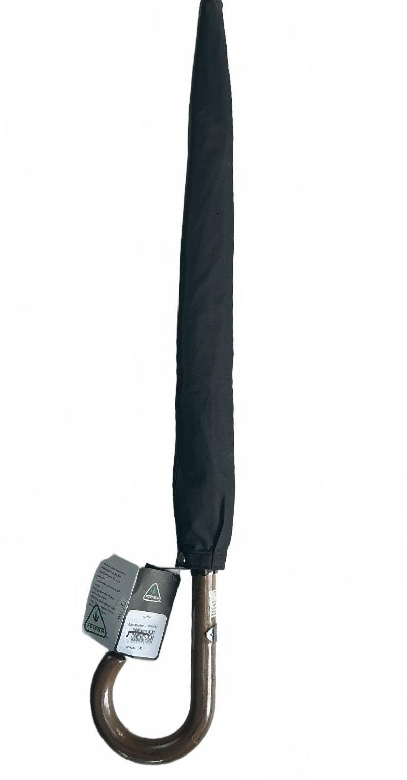 Fulton Mayfair Umbrella Black Wood Handle 101cm Size