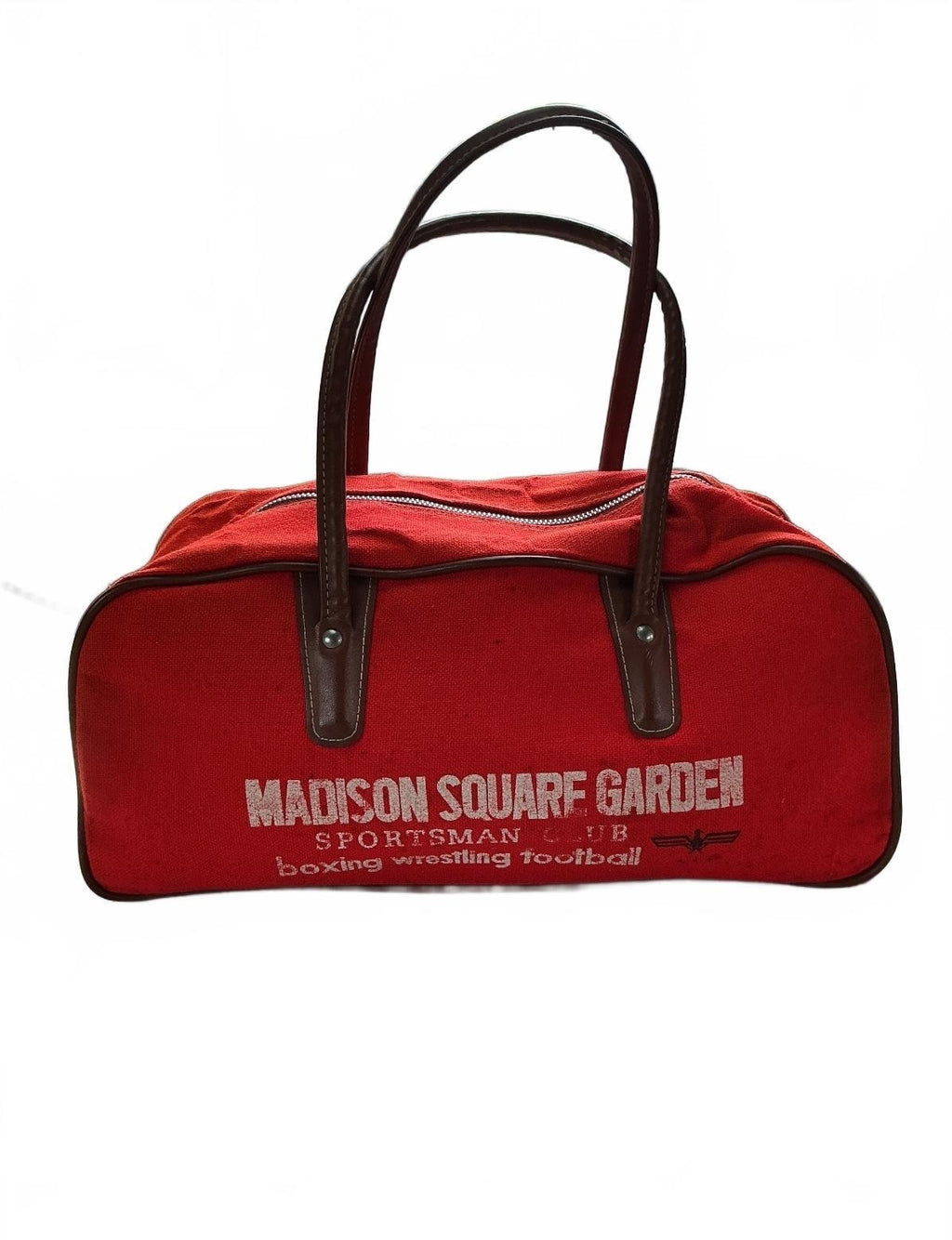 Rare Japanese Madison Square Garden Red Sportsman Club Bag Size