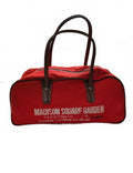 Rare Japanese Madison Square Garden Red Sportsman Club Bag Size