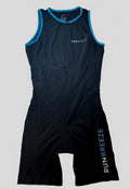 RunBreeze Men's L Triathlon Suit Black Quick Drying Silicone Grippers