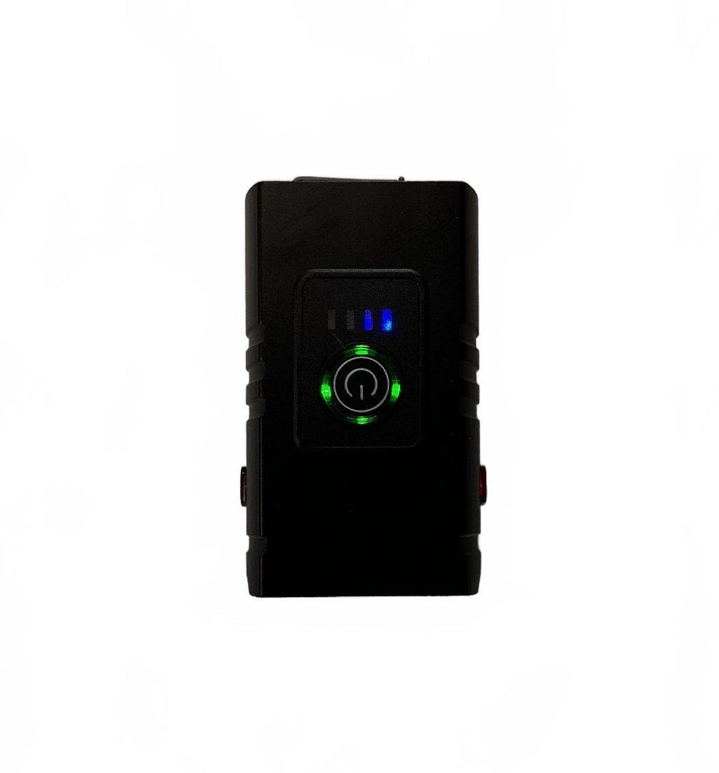Rechargeable Bicycle Lamp Set Black Front and Rear USB Type-C