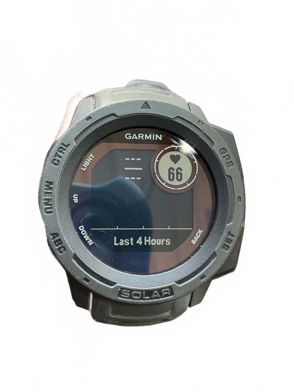 Garmin Instinct Solar GPS Watch — Black & Grey — Rugged Outdoor Smartwatch