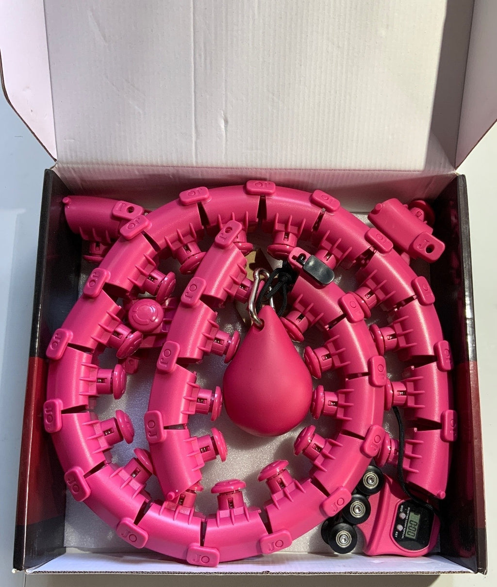 Kmart Smart Hula Hoop Pink Adjustable Fitness Exercise 1.2m Size