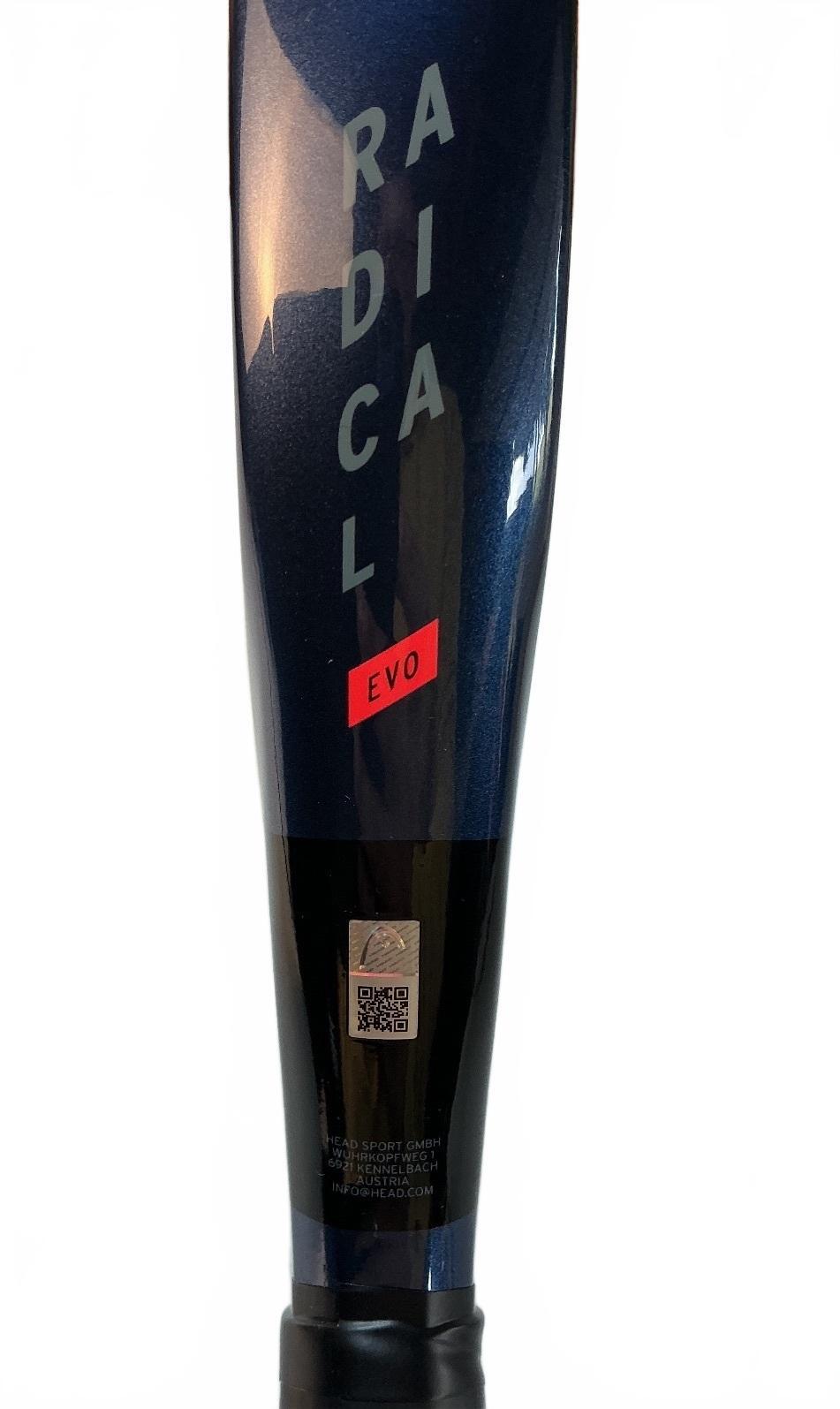 Head Radical EVO Unisex Paddle Navy Lightweight Power