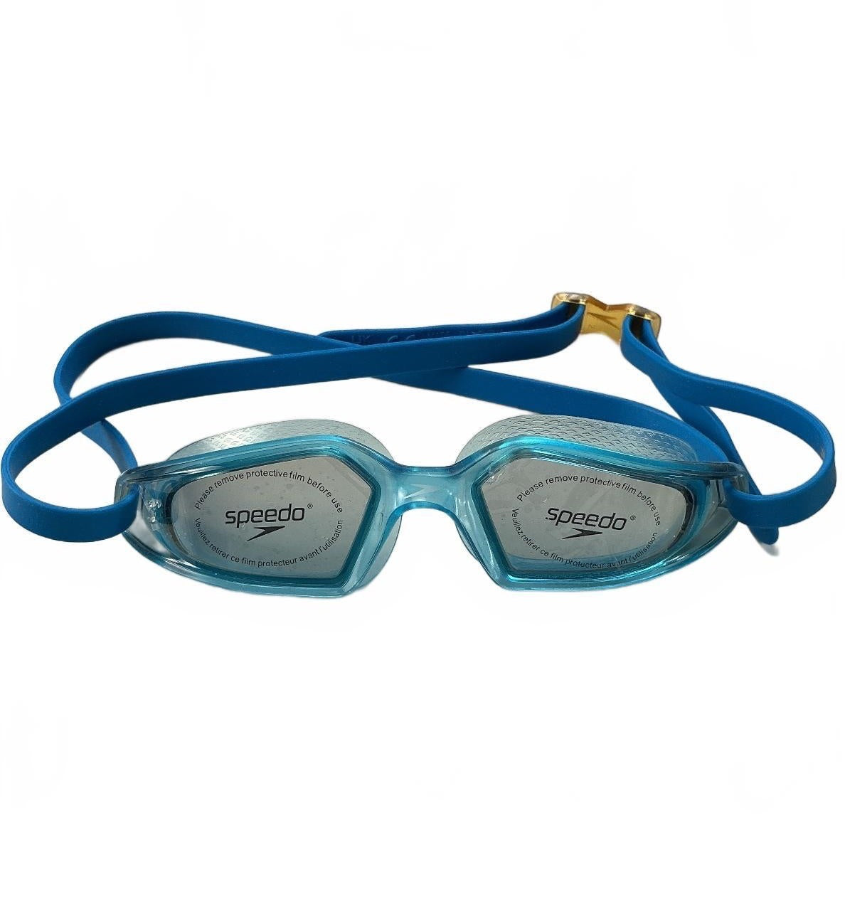 Speedo Junior Hydropulse Swimming Goggles Blue Adjustable Strap