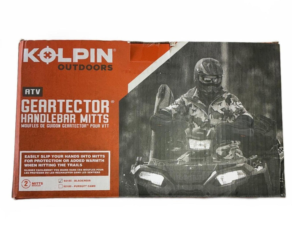 Kolpin Outdoors ATV Geartector Handlebar Mitts Black